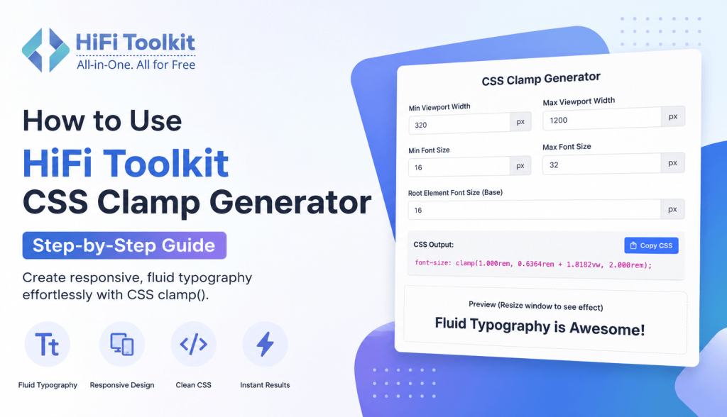 CSS Clamp Generator