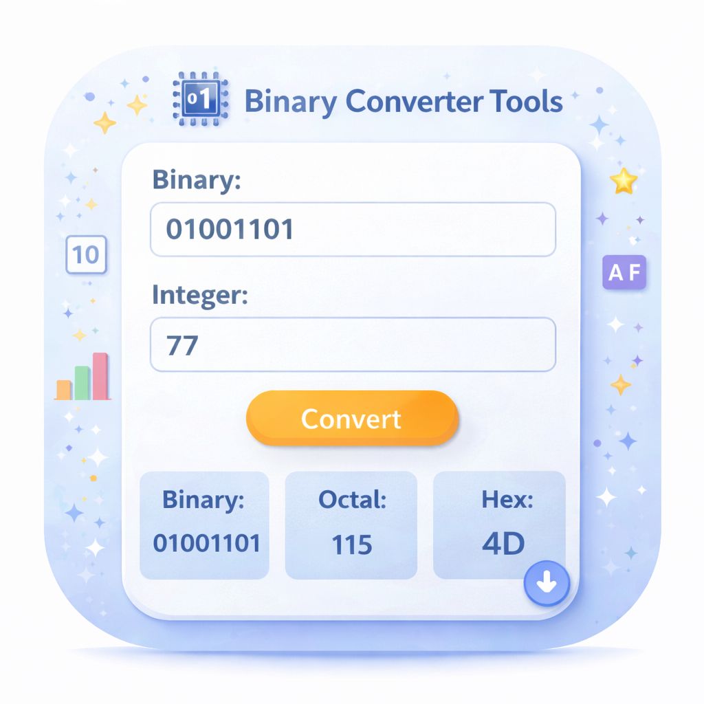 Binary Converter Tools | Free Online Text, HEX, Decimal, Octal & ASCII ...