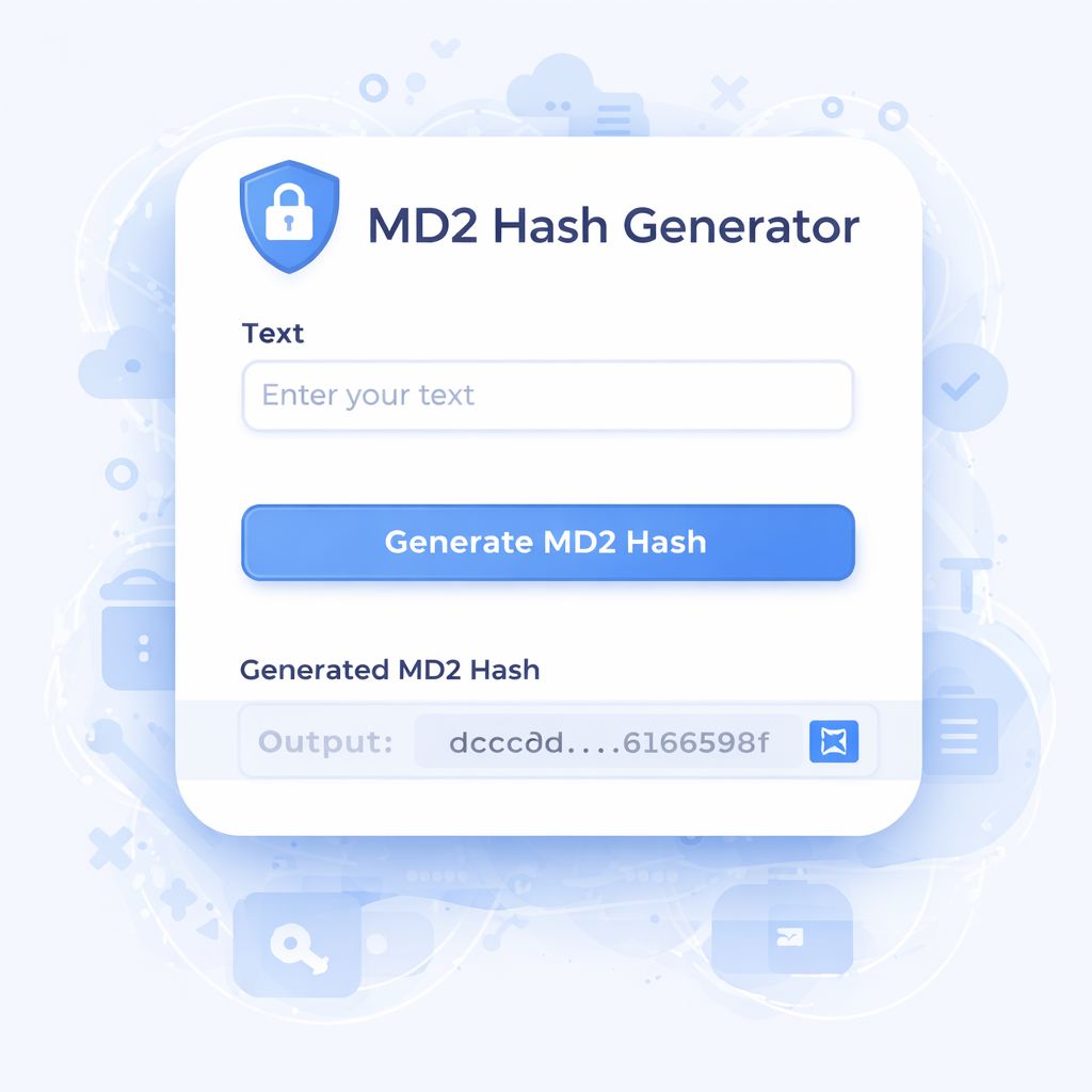 MD2 Hash Generator - Free Online MD2 Message Digest Tool