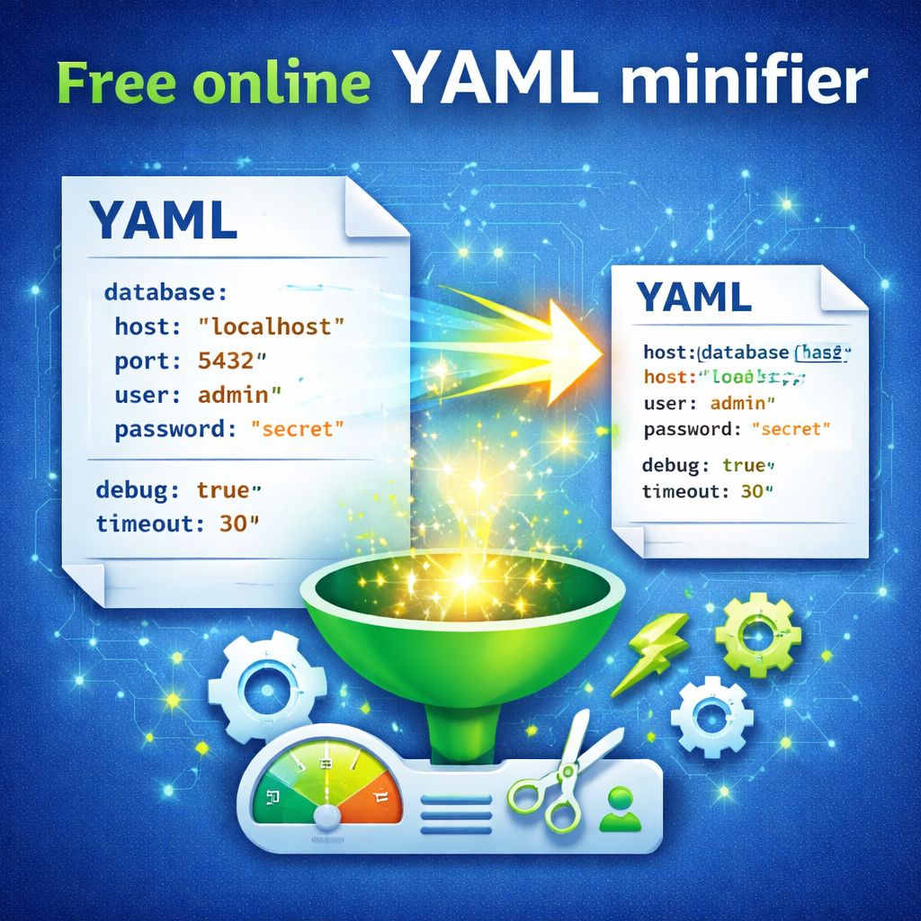YAML Minifier & Compressor | Online YAML Size Optimization